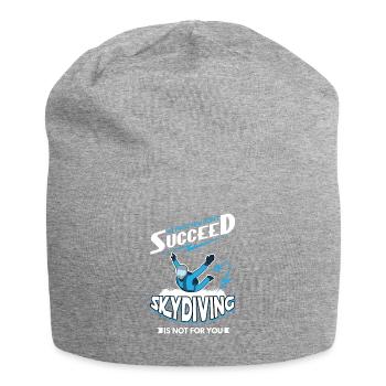 Parachutisme en parachutisme - Bonnet en jersey - gris chiné - Devant