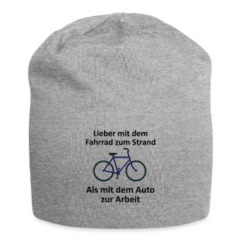 Fahrrad - Jersey-Beanie - Grau meliert - Vorne
