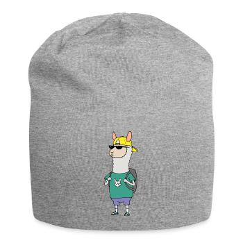 Alpagas - Bonnet en jersey - gris chiné - Devant