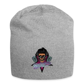 Rockabilly pour toujours - Bonnet en jersey - gris chiné - Devant