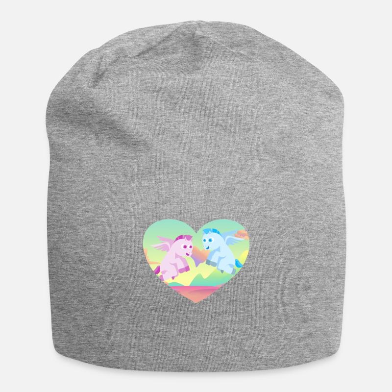 Pony Love - gift idea - Jersey Beanie - heather grey