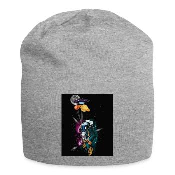 Space Astronaut - Jersey Beanie - heather grey - Front