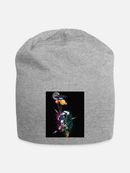 Space Astronaut - Jersey Beanie - heather grey