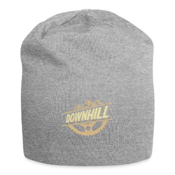 Mountain Bike Bicycle Downhill Trail Dirt - Jersey Beanie - heather grey - Front