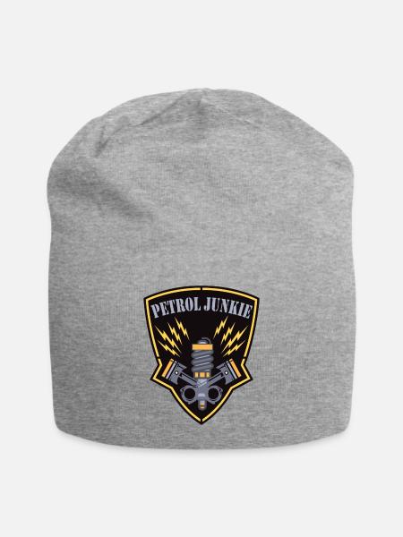 Autoliebhaber Schrauber Geschenkidee - Jersey-Beanie - Grau meliert