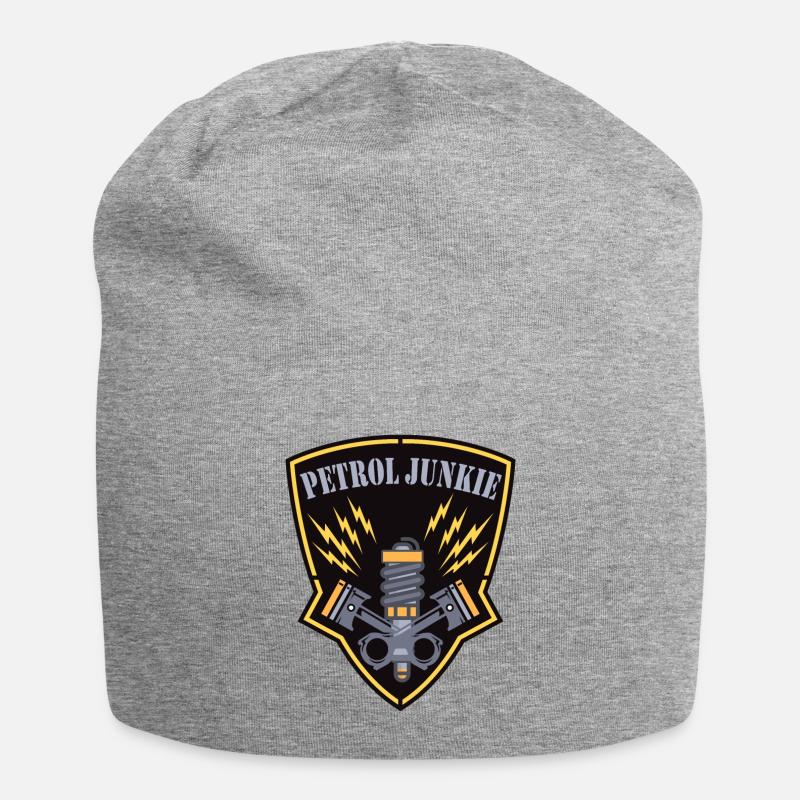 Autoliebhaber Schrauber Geschenkidee - Jersey-Beanie - Grau meliert