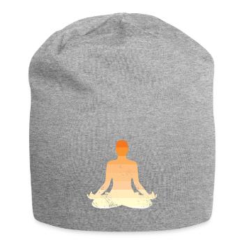 Yoga Méditation Pilates Wellness Esprit - Bonnet en jersey - gris chiné - Devant