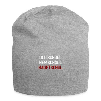 Old school New School Hauptschule - Jersey-Beanie - Grau meliert - Vorne
