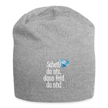 Merde, la Bavière - Bonnet en jersey - gris chiné - Devant