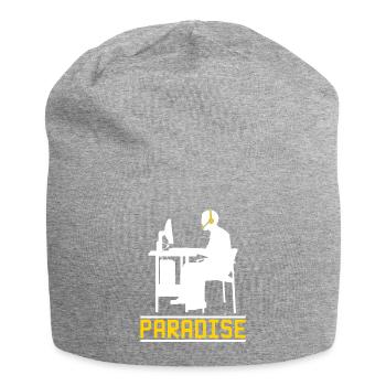 Gamer Gaming Clan gambling gambler - Jersey Beanie - heather grey - Front