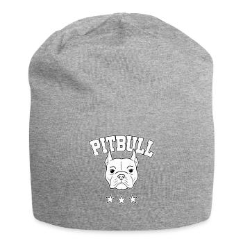 Pitbull Pitbull Pittie Bully cadeau - Bonnet en jersey - gris chiné - Devant