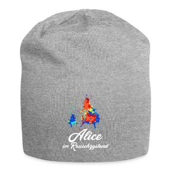 Alice im Rauschzystand - Jersey-Beanie - Grau meliert - Vorne