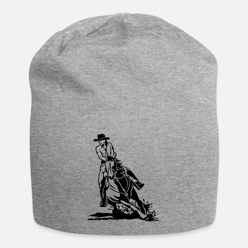équitation Western - Bonnet en jersey - gris chiné