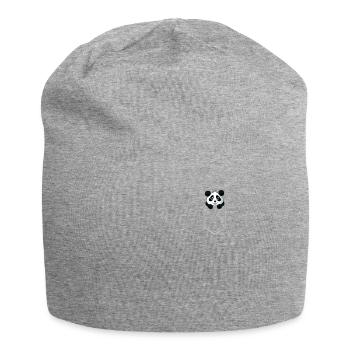 Pocket Panda - Jersey Beanie - heather grey - Front