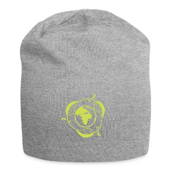 Recycler les feuilles de plantes de la planète durable I Gift - Bonnet en jersey - gris chiné - Devant
