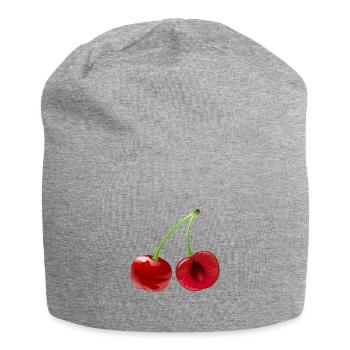 Fruit de la cerise Fruit de la cerise - Bonnet en jersey - gris chiné - Devant