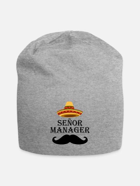Senor Manager Señor Management Mexico - Bonnet en jersey - gris chiné