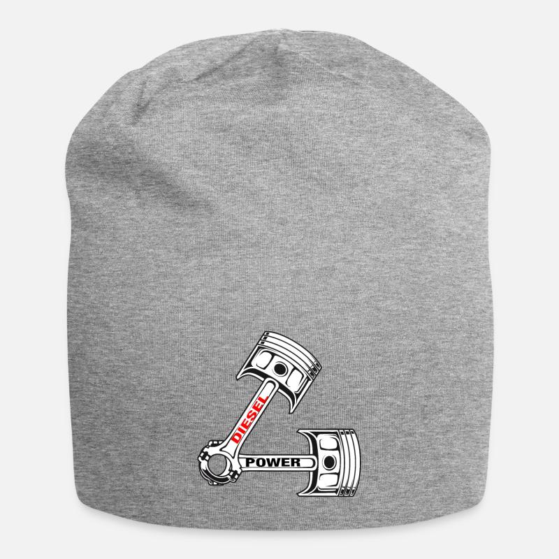 Puissance de moteur diesel de piston de chemise diesel de puissance - Bonnet en jersey - gris chiné
