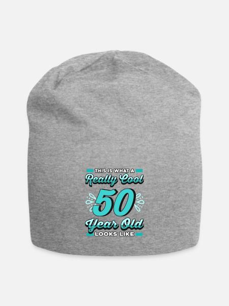 50 ans ressemble à ça - Bonnet en jersey - gris chiné