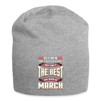 march - Jersey-Beanie - Grau meliert - Vorne