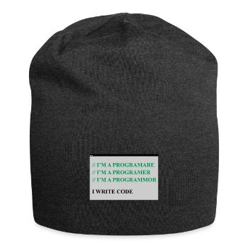 Computer - Jersey-Beanie - Anthrazit - Vorne