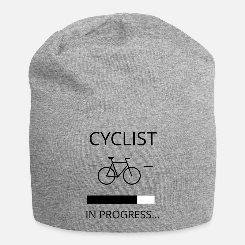 CYCLIST IN PROGRESS - Jersey Beanie - heather grey