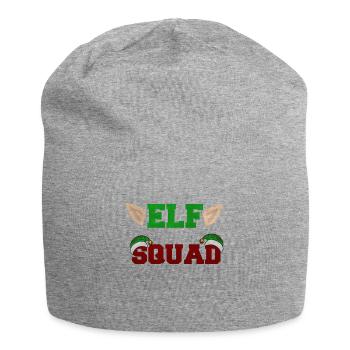 Elf Squad Funny Christmas Elves X Mas Design - Jersey-Beanie - Grau meliert - Vorne