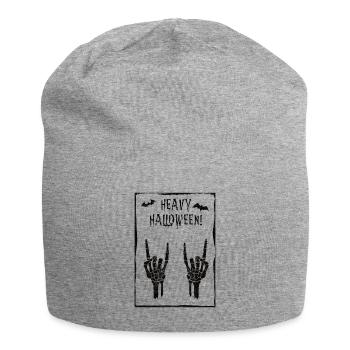 Cadeau Halloween de doigt de Hard Rock Metal Satan - Bonnet en jersey - gris chiné - Devant
