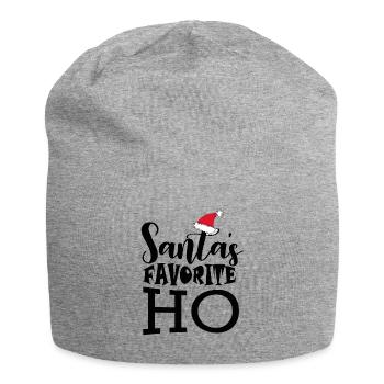 Père Noël - Bonnet en jersey - gris chiné - Devant