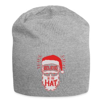 Don de bonnet de Noel Nikolasumütze - Bonnet en jersey - gris chiné - Devant
