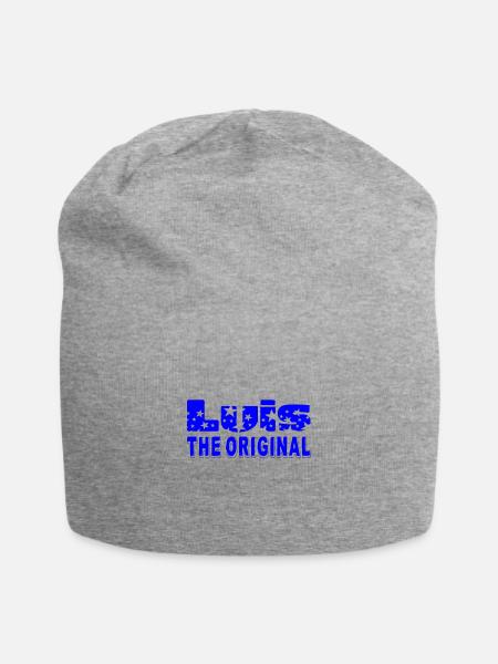 Luis - Jersey-Beanie - Grau meliert