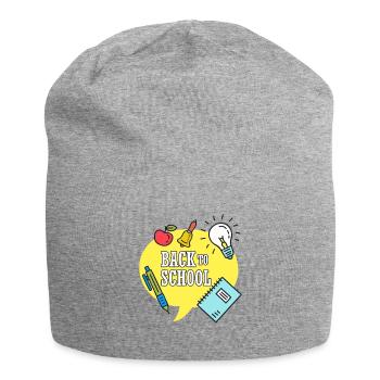 Les vacances recommencent! À partir de la nouvelle année - Bonnet en jersey - gris chiné - Devant