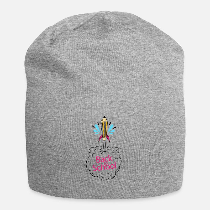 schooling! Start through the new year - Jersey Beanie - heather grey