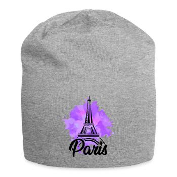 Tour eiffel paris - Bonnet en jersey - gris chiné - Devant
