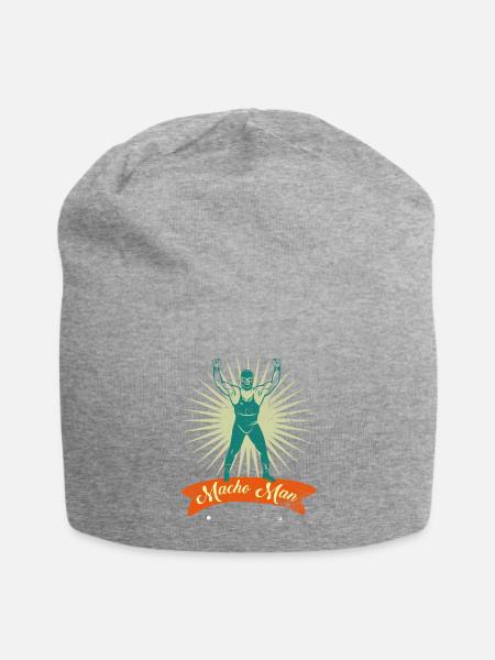 Wrestling Macho Man - Jersey-Beanie - Grau meliert
