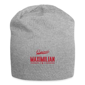 Maximilian T-Shirt Name First Name Child Gift - Jersey Beanie - heather grey - Front
