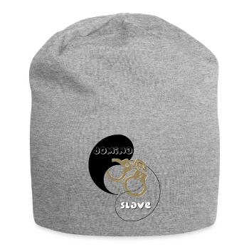 Domina Slave - Jersey-Beanie - Grau meliert - Vorne