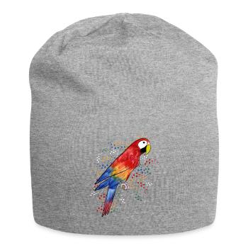 Ara perroquet - Ara perroquet - Bonnet en jersey - gris chiné - Devant
