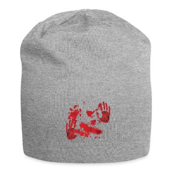 Joyeux halloween - Bonnet en jersey - gris chiné - Devant
