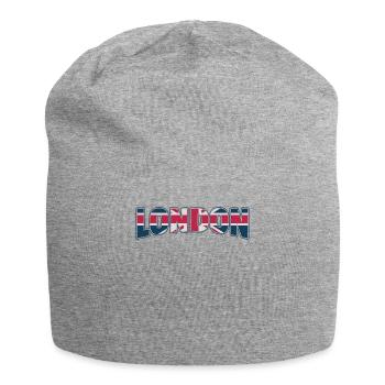 Londres - Bonnet en jersey - gris chiné - Devant