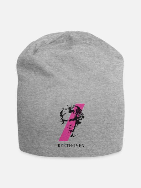 beethoven punk music festival klassik komponist ta - Jersey Beanie - heather grey