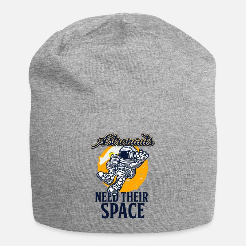 Cadeau d'astronaute de vaisseau spatial - Bonnet en jersey - gris chiné