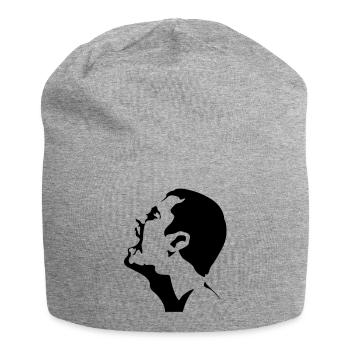 Ein schreiender Mann - Jersey-Beanie - Grau meliert - Vorne