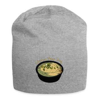Soupe au poulet Soupe au poulet excellente idée cadeau - Bonnet en jersey - gris chiné - Devant