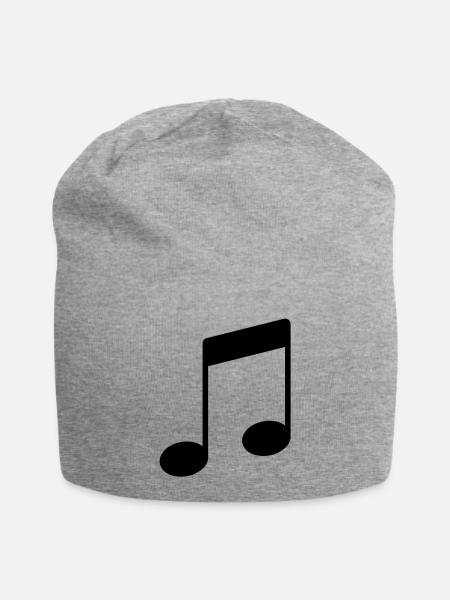 note_icon - Bonnet en jersey - gris chiné