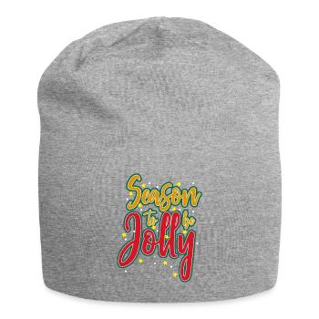 Season to be Jolly - Jersey-Beanie - Grau meliert - Vorne