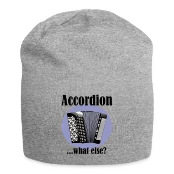 Accordion what else - Bonnet en jersey - gris chiné - Devant