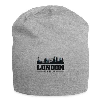 Awesome London Is Calling Skyline UK - Jersey Beanie - heather grey - Front