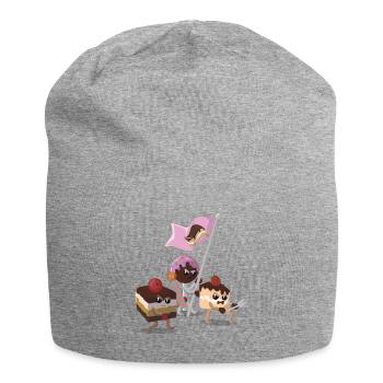 Kuchen Cupcake Cakepop Revolution - Jersey-Beanie - Grau meliert - Vorne