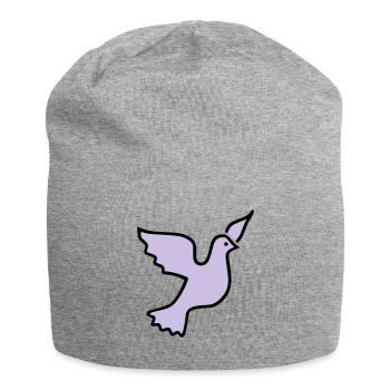 colombe - Bonnet en jersey - gris chiné - Devant